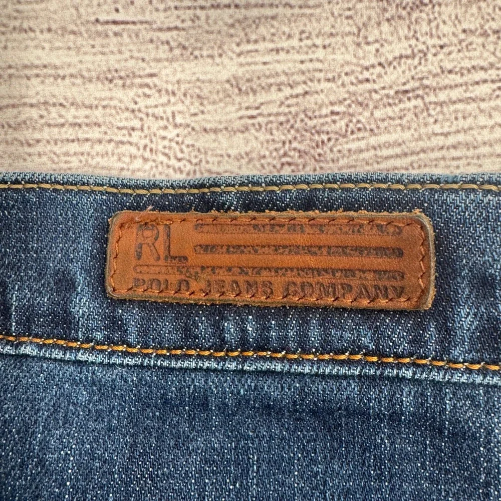 Polo‎ Ralph Lauren Kelly Jeans Stretch Denim Bootcut Dark Wash Women's Size 8 - Picture 13 of 16
